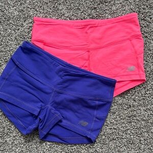 New Balance Women's Athletic Shorts - Pink and Purple